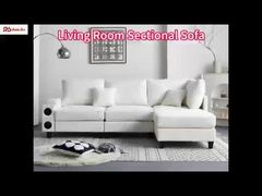 Modern L - Shaped Sofa with USB Ports:  Spacious, Perfect for Charging & Elevating Home Decor