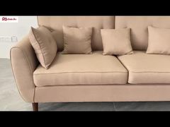 Minimalist Design Fabric Upholstered Sofa Sets Living Room Use