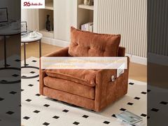 9084 Modern Fabric Swivel Single Seat Sofa Living Room Apartment Furniture