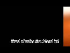 2293Luxury Orange Leather Corner Sofa: L/U Configs, Premium – Redefine Luxury