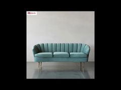 408Modern Elegance Fabric Wing Back Cushion Sofa Sets Villa Living Room Use