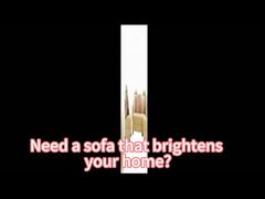 6707Sunny Yellow L - Shaped Sofa: Striped Pattern, Roomy – Redefine Home Comfort & Style