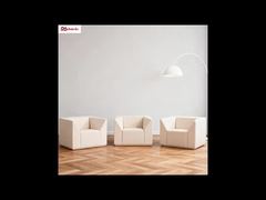 737Luxury 3D Design Leather Modular Sofa Sets for Business Use