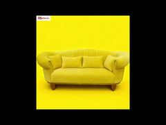 722Light Luxury Velvet Cushion Sofa with Radiating Legs Leisure Furniture