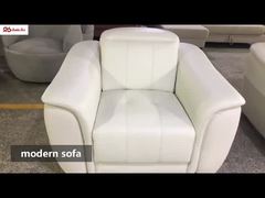 1085Modern Design Leather Adjustable Sofa Sets for Villa Living Room Furniture