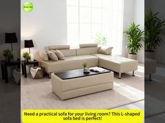 1728 L Shape Sofa Bed